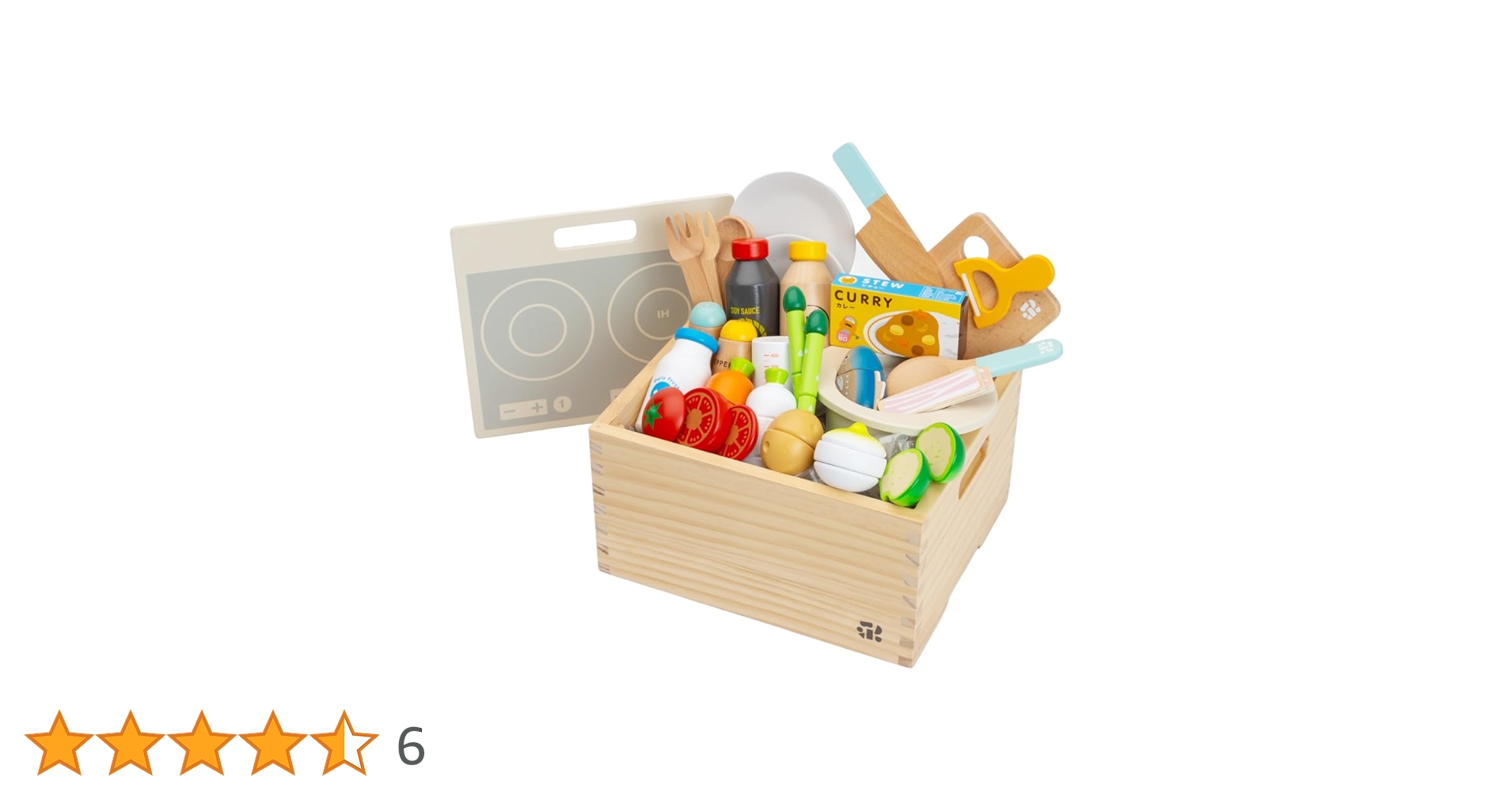 【ウッディプッディ直営限定品】はじめてのおままごと グツグツ煮込みお料理セット Amazon | 【ウッディプッディ直営限定品】はじめてのおままごと